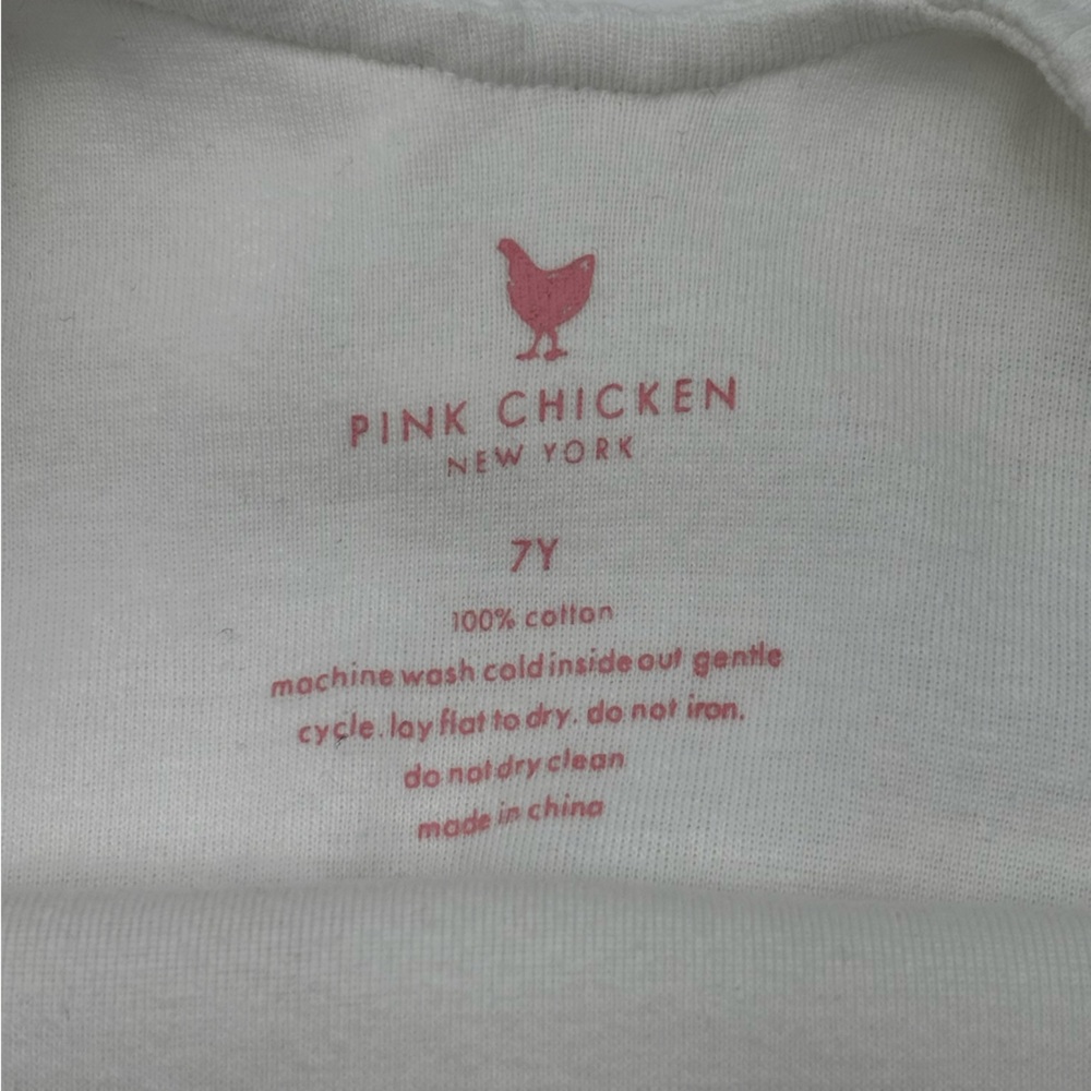 Pink Chicken Cream Ruffle Tank Top - Picture 4 of 6